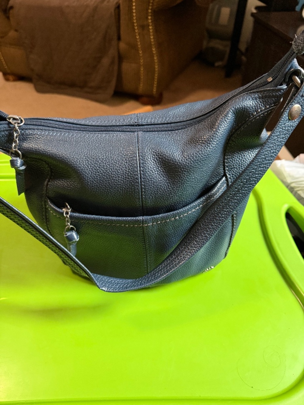 Genuine leather vintage shoulder bag